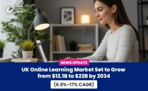 UK Online Learning Market Set to Grow from $12.1B to $22B by 2034 (6.9%–17% CAGR)